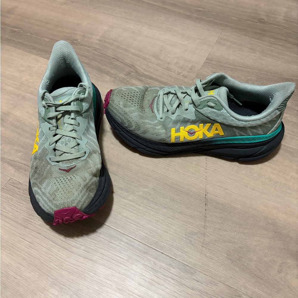 HOKA One One Challenger ATR 7 Trail Running Shoes Women’s 7.5 Green